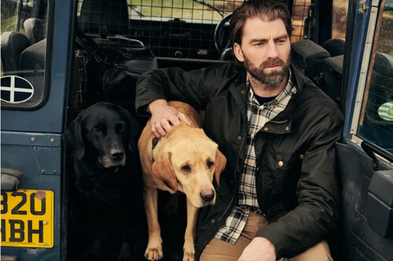 Barbour Dunlin Wax Jacket in Olive-10